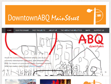 Tablet Screenshot of downtownabq.com